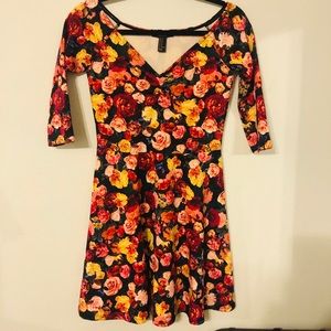 Forever 21 Floral Skater Dress